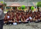 Polsek Ampenan Sosialisasikan Penerimaan Siswa Baru SMA Taruna Kemala Bhayangkara di MTsN 3 Mataram
