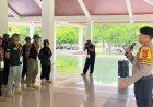 Kasat Samapta Polresta Mataram Jadi Pemateri Pra-Diklatsar Satpol PP, Bekali Peserta dengan Materi Dalmas Simpatik