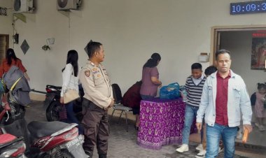 Pastikan Kelancaran Ibadah Minggu, Polsek Selaparang Amankan Sejumlah Gereja