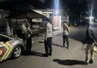 Jaga Kondusivitas Wilayah, Polsek Selaparang Gelar KRYD Malam Hari