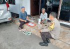 Perkuat Silaturahmi dan Stabilitas Keamanan, Bhabinkamtibmas Sambangi Kaling Pelita
