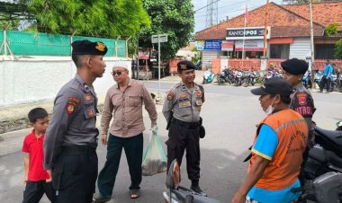 Libur Tanggal Merah, Sat Samapta Polresta Mataram Intensifkan Patroli di Pasar dan Permukiman Warga